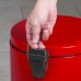 Waste Receptacle Clinton Large Round Red Model TR-32R